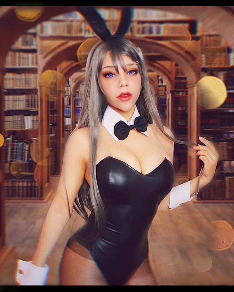 Black Sexy Bunny Halloween Costume for Women