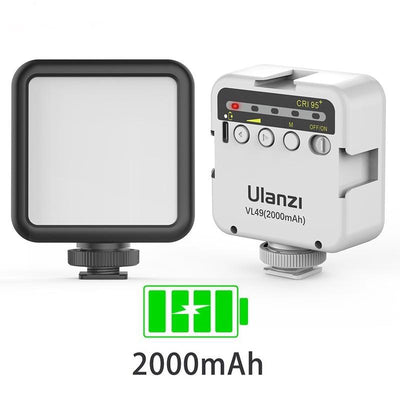 kit Multi-Fuction Mini LED Video Light Built-in Photographic Lighting