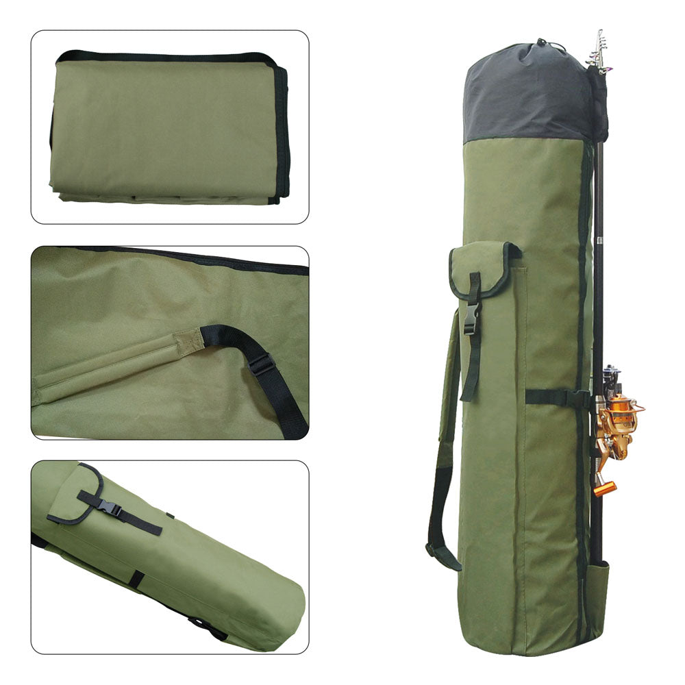 Practical Nylon Fishing Rod and Reel Carry Bag