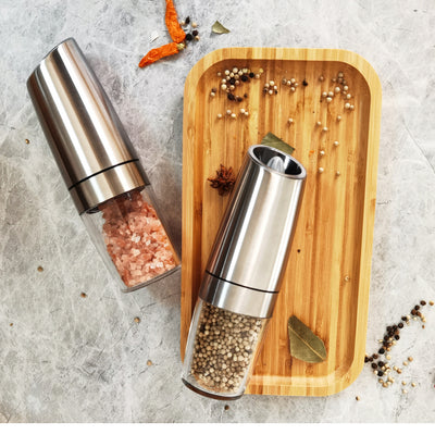 Electric Automatic Mill Pepper and Salt Grinder LED Light