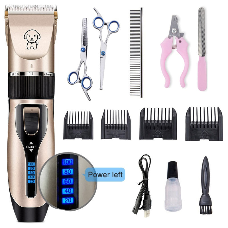 Grooming Kit Rechargeable Pet Hair Clipper