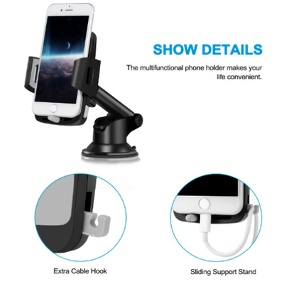 Car Phone Mount holder for Dashboard and Windshield
