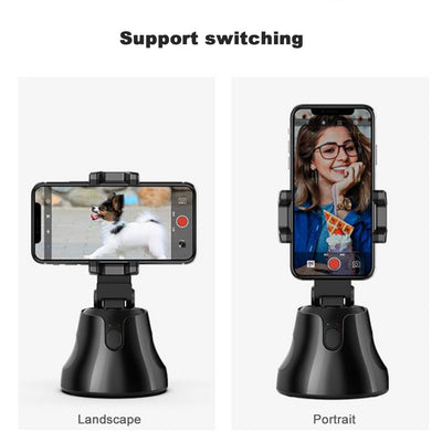 All-in-One Phone Holder Auto Smart Shooting 360 Rotation Facial Object Tracking
