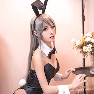 Black Sexy Bunny Halloween Costume for Women