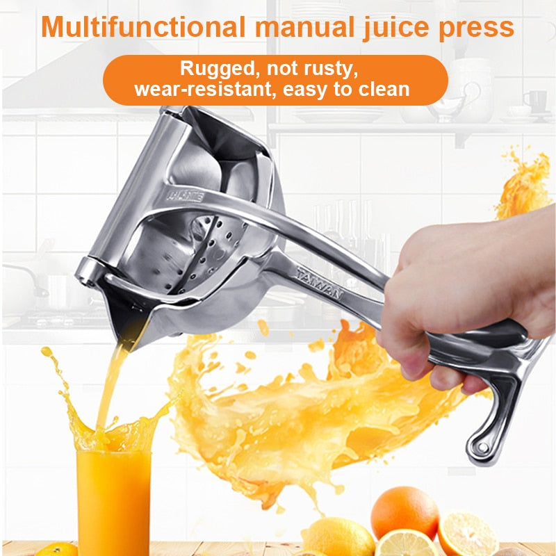 Multifunctional Manual Stainless Steel Juice Press