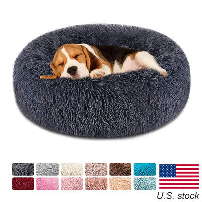Calming Dogs & Cats Bed Anti Pet-Anxiety